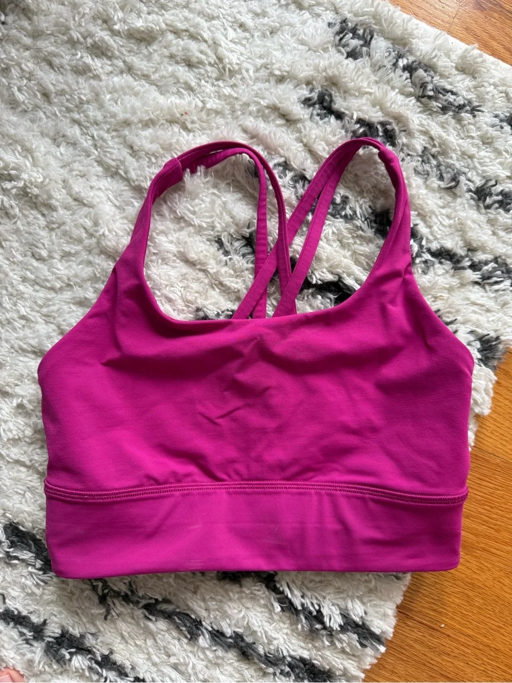 Lululemon Energy Longline Bra *Medium Support, B–D Cups Ripped Raspberry - Picture 3 of 6